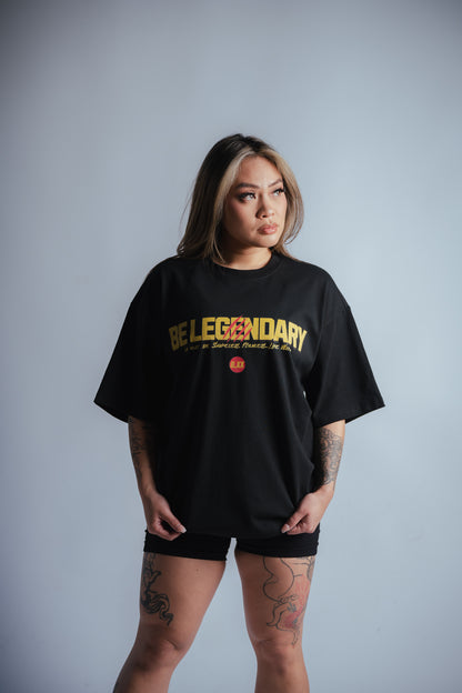 "BE LEGENDARY" TEE - BLACK