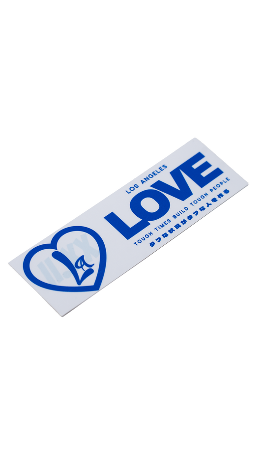 "LOVE LA" SLAP STICKER