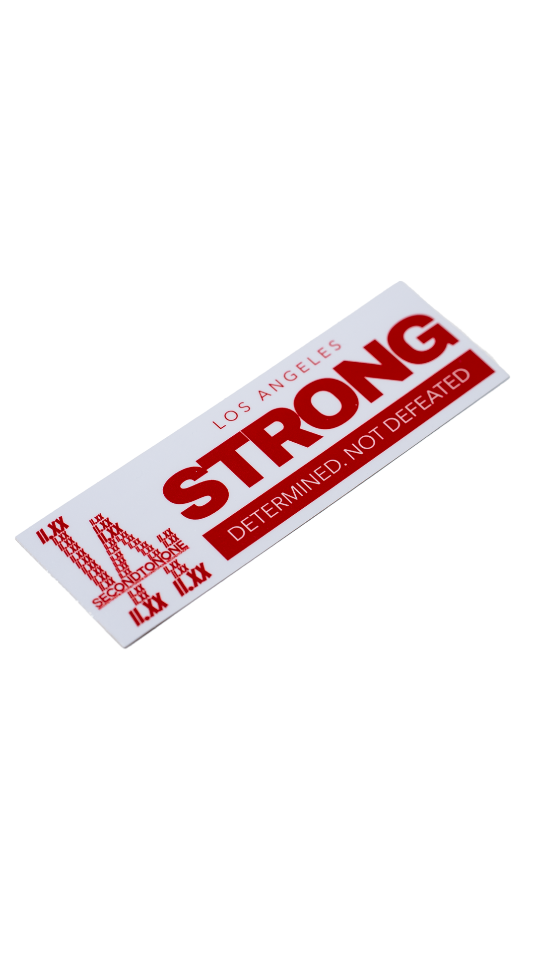 "LA STRONG" SLAP STICKER