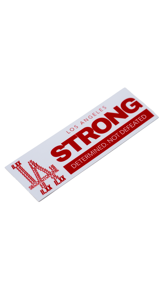 "LA STRONG" SLAP STICKER