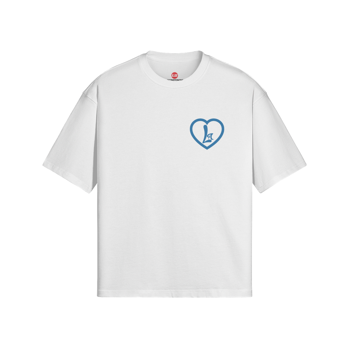 "HEART OF LA" TEE - WHITE